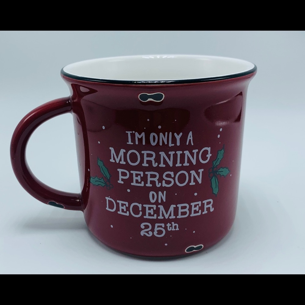 Glory Haus Christmas Coffee Mug Morning Person